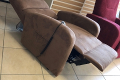 Poltrona con movimento relax elettrica 2 motori